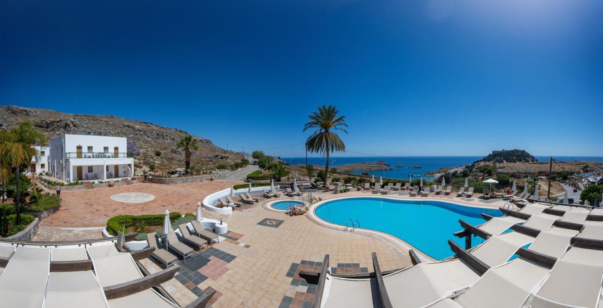 Krana Hotel Líndos Exteriör bild